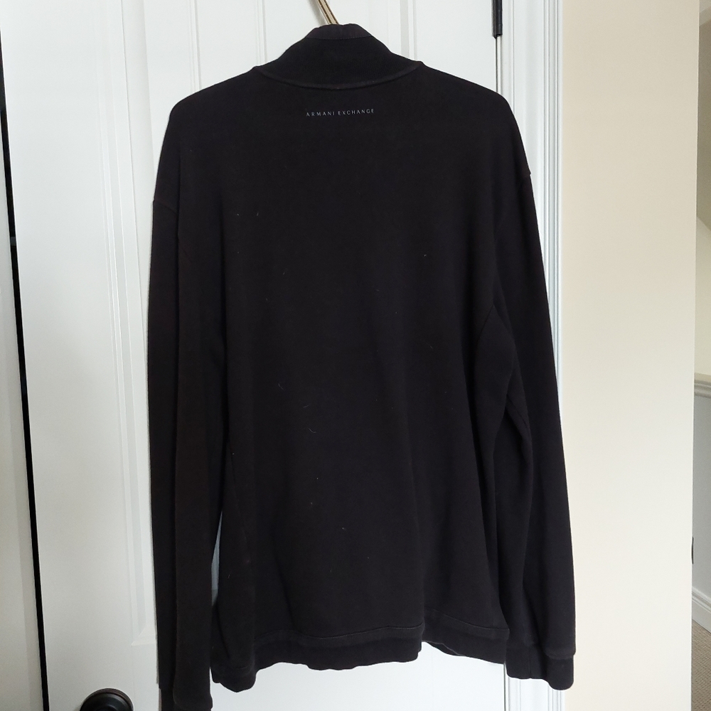 Armani Exchange - Men's Quarter-zip pullover sweater